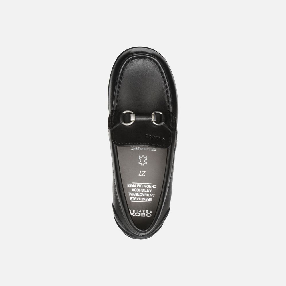 Geox Loafers Black New Fast - Geox Boys Shoes - KWRTZS607